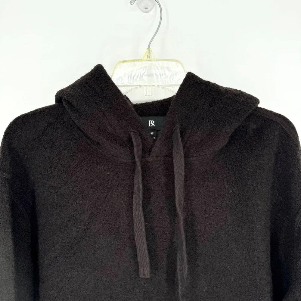 Banana Republic 2023 Tristan Boucle Pullover Hoodie Brown‎ Size M Minimalist